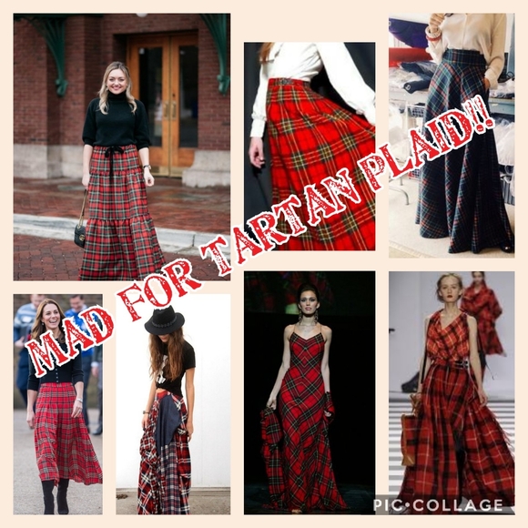 Vintage Eagle's Eye Tartan Wool Wrap Skirt - Picture 6 of 10